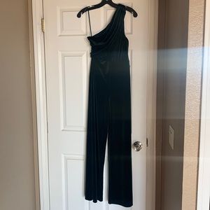 Express velvet jumpsuit Extra Small